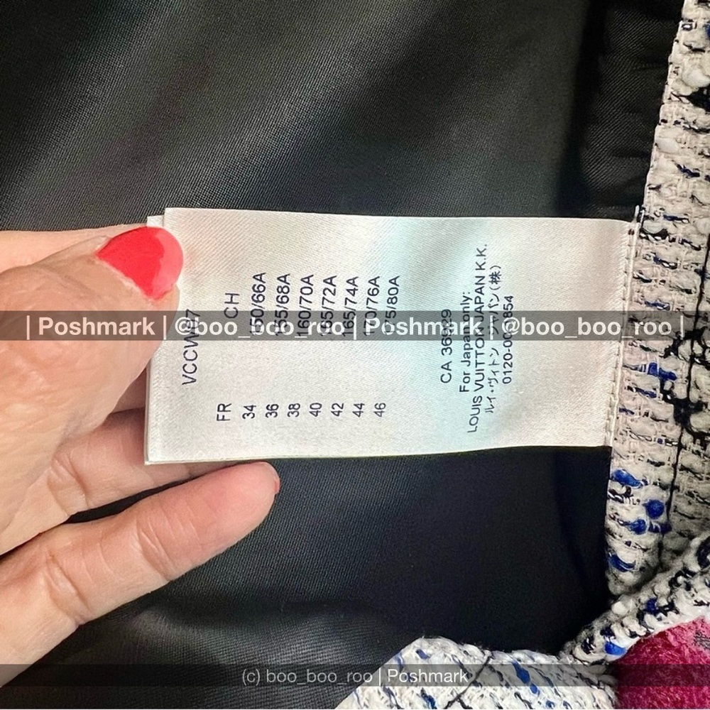 Louis Vuitton Monogram Logo Print, Mini Skirt, Ready-to-Wear, white & blue - Picture 12 of 15